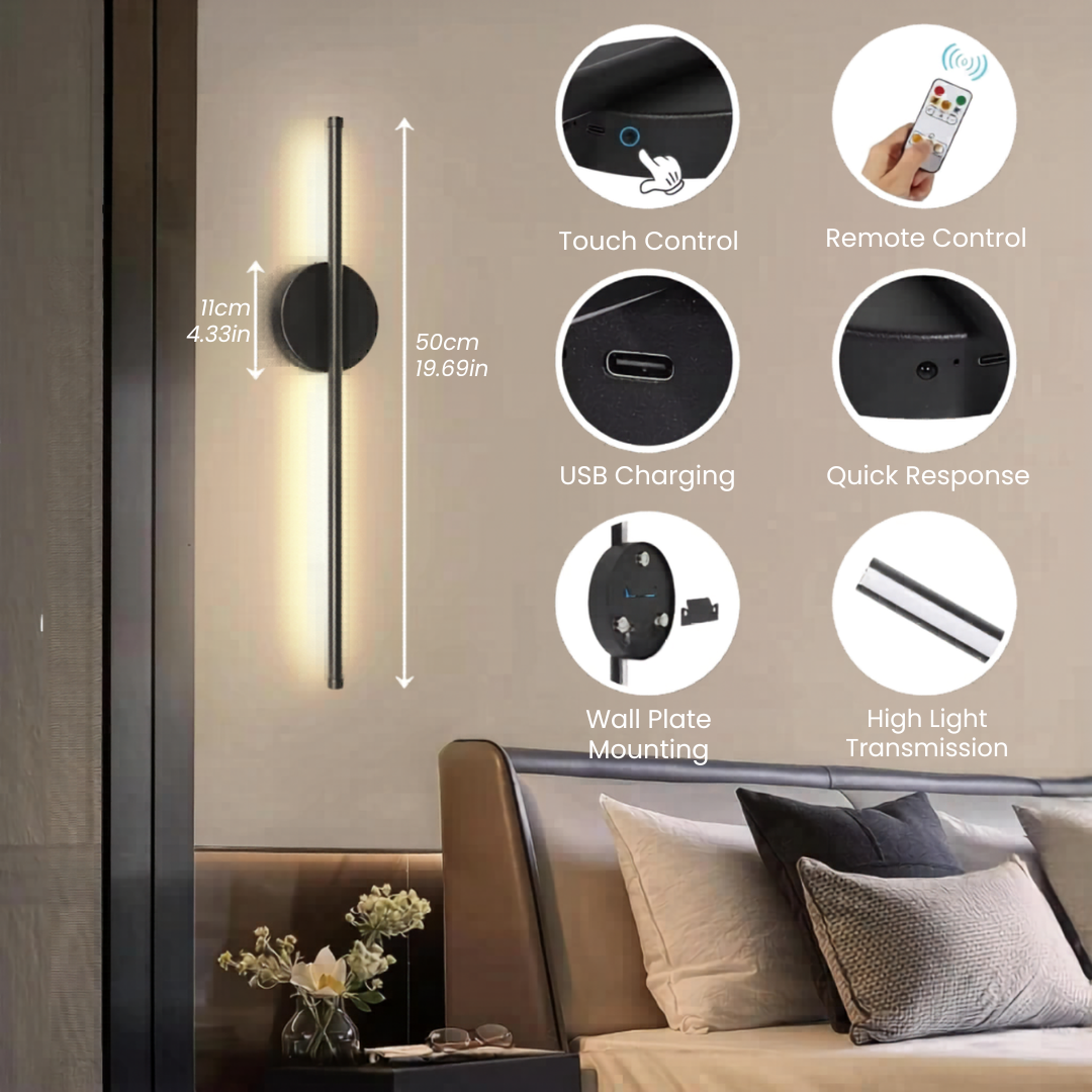 Rotatable Magnetic Wall Light