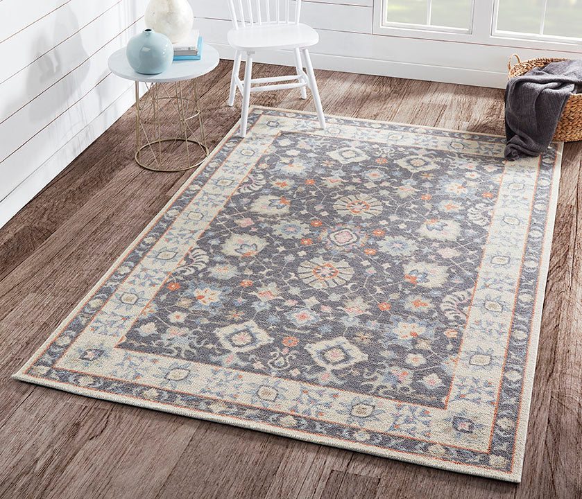 Anatolia 8 Vintage Charcoal Rug