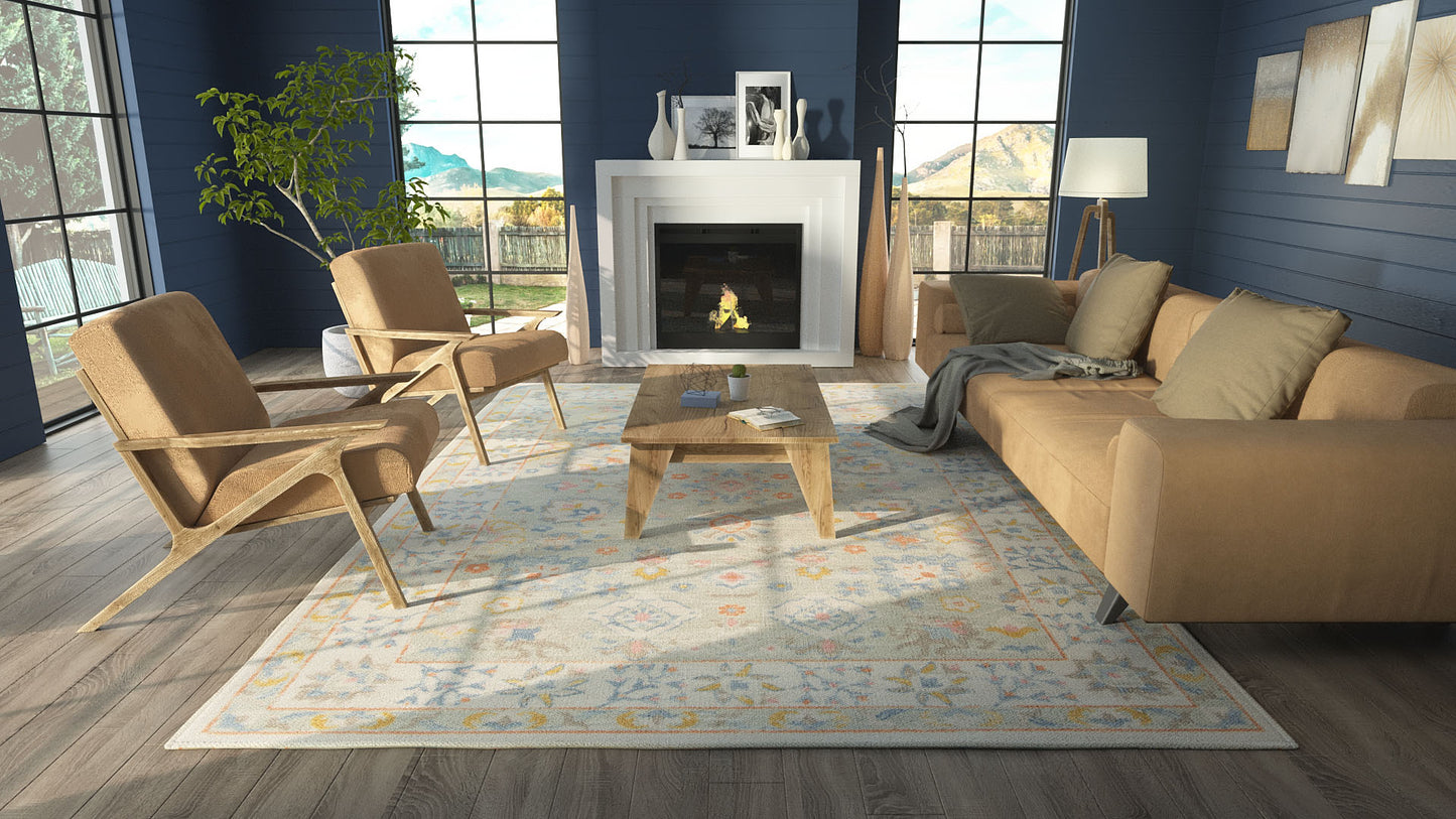 Anatolia 8 Vintage Light Blue Rug