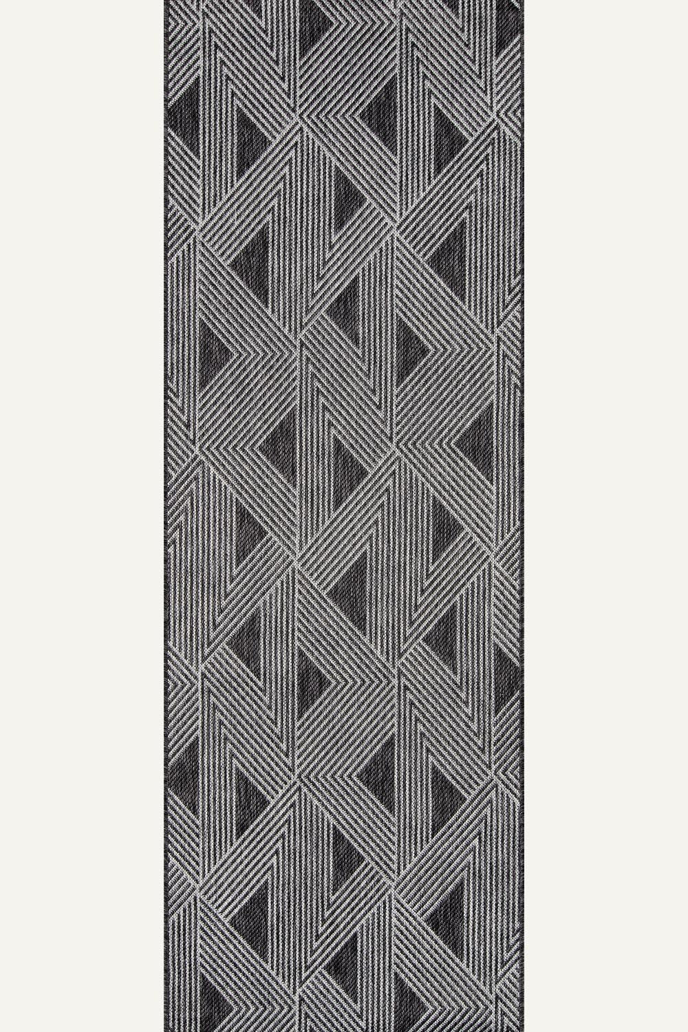 Villa Outdoor Rug Como Charcoal