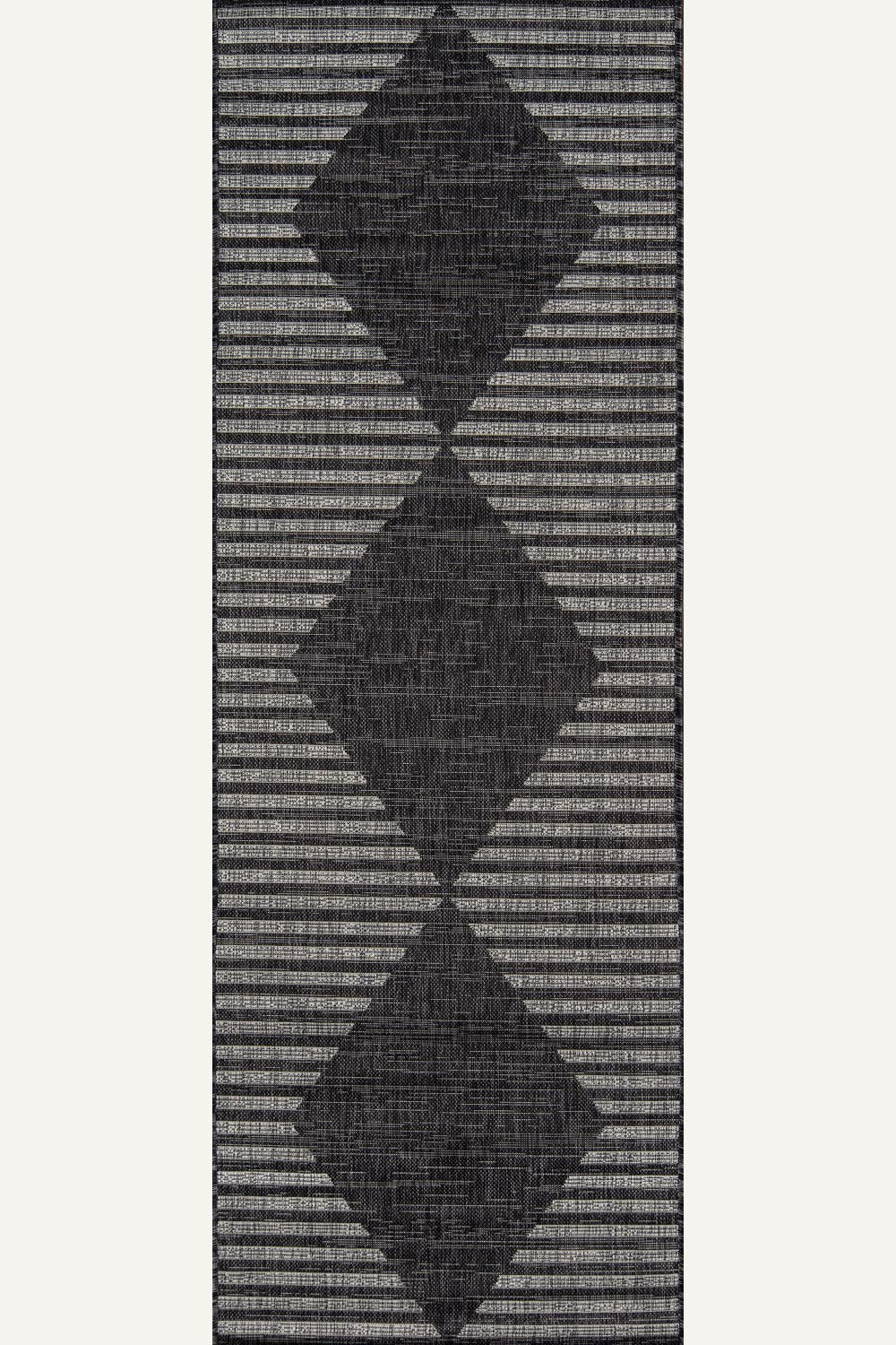Villa Outdoor Rug Cavallo Charcoal
