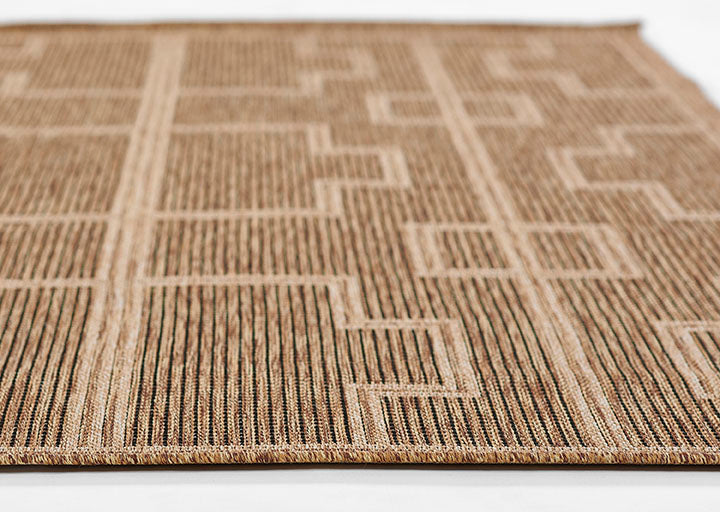 Hampton 1 Natural Moroccan Maze Rug