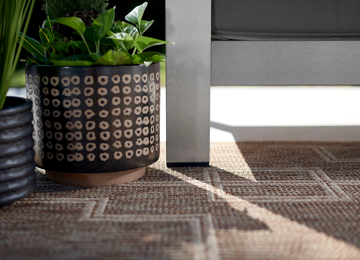 Hampton 1 Natural Moroccan Maze Rug