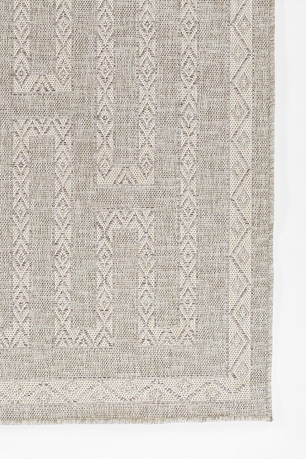 Hampton 8 Grey Moroccan Geometric Rug