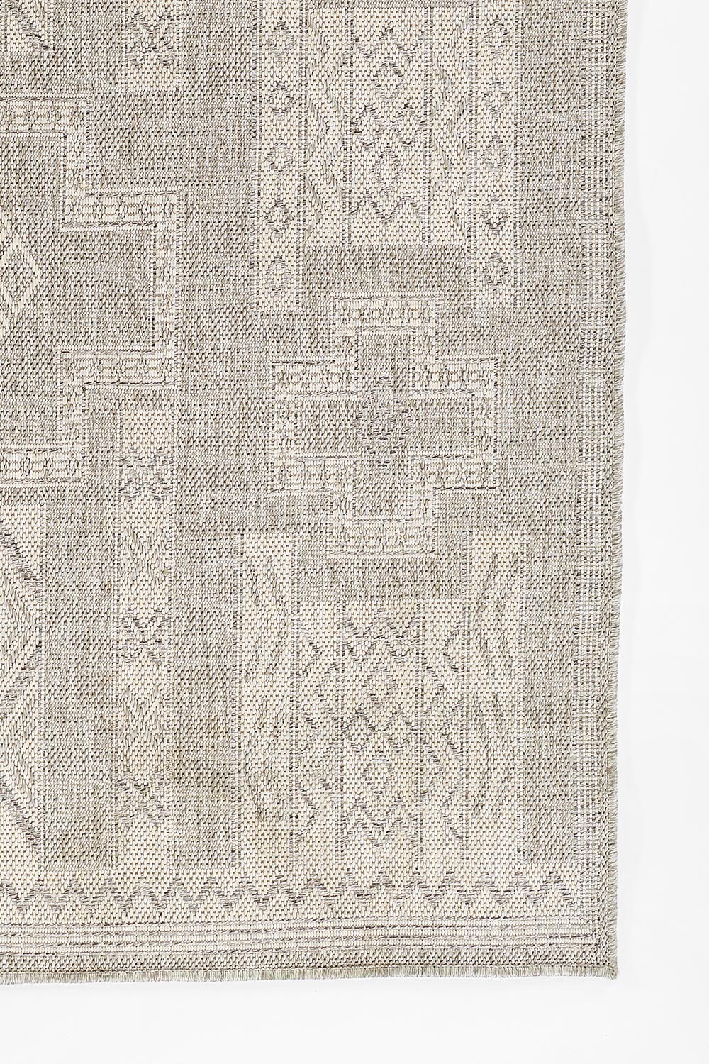 Hampton 10 Grey Moroccan Zigzag Rug