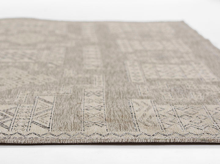 Hampton 10 Grey Moroccan Zigzag Rug