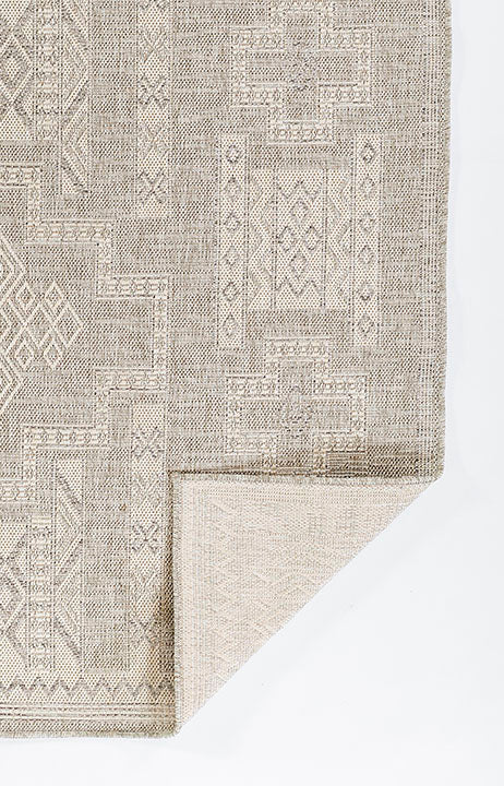 Hampton 10 Grey Moroccan Zigzag Rug