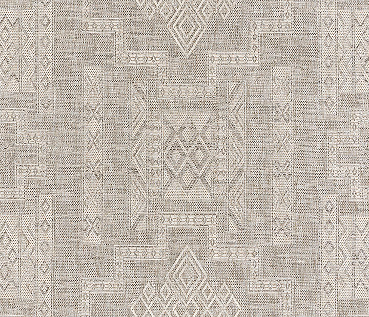 Hampton 10 Grey Moroccan Zigzag Rug