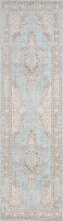 Isabella 1 Blue Vintage Pastel Rug