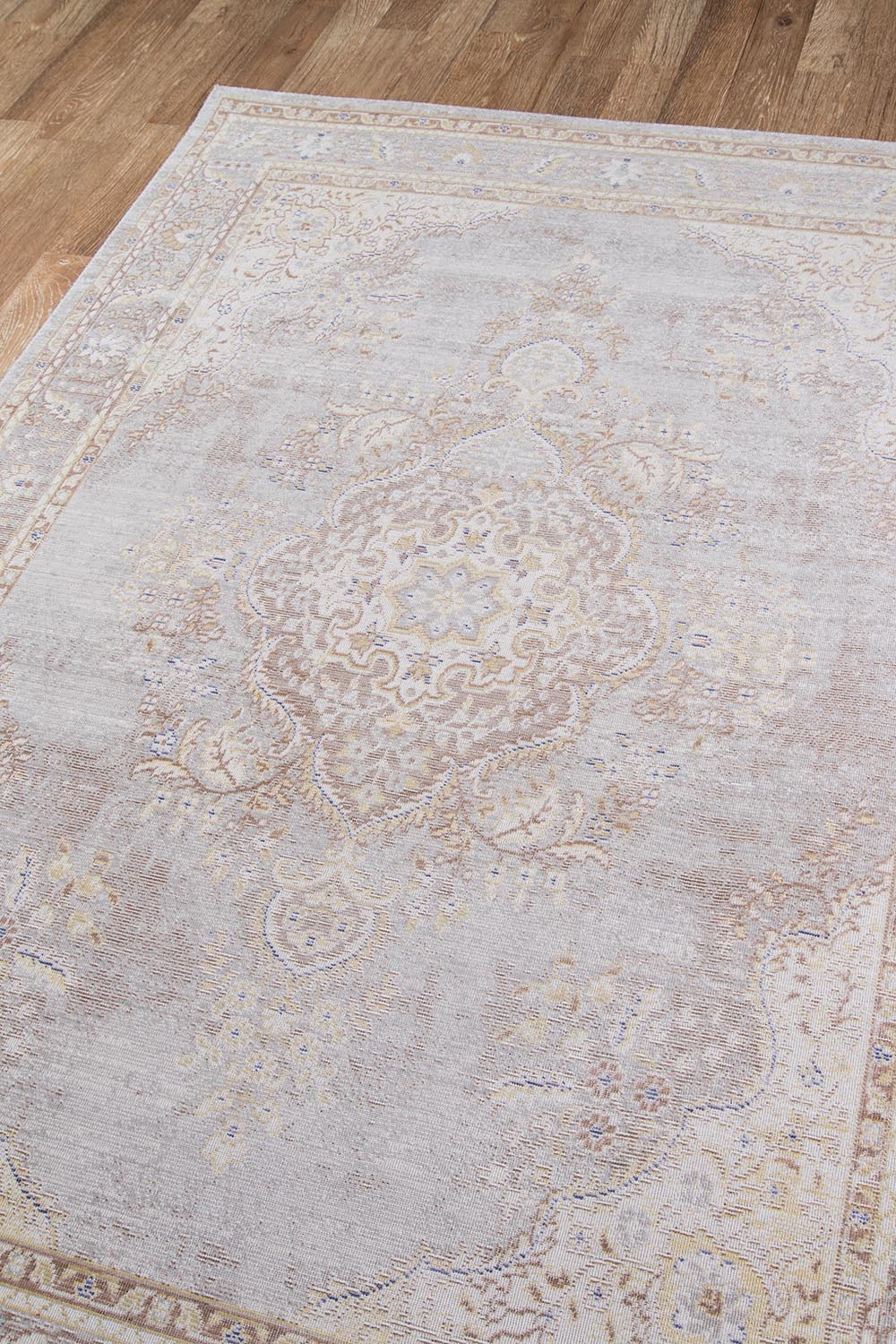 Isabella 1 Grey Vintage Pastel Rug