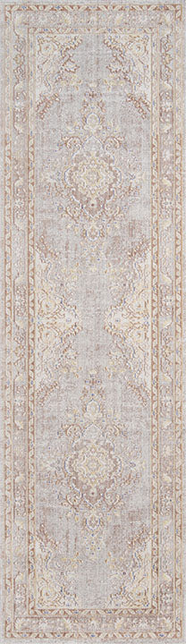 Isabella 1 Grey Vintage Pastel Rug