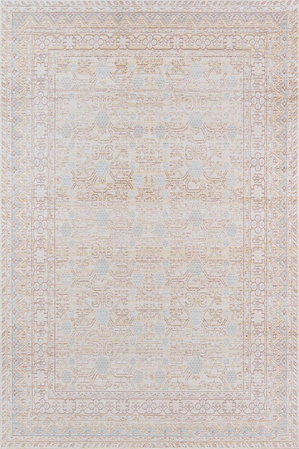 Isabella 3 Blue Vintage Pastel Rug
