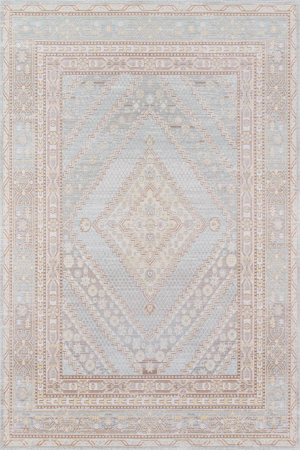 Isabella 7 Blue Vintage Pastel Rug