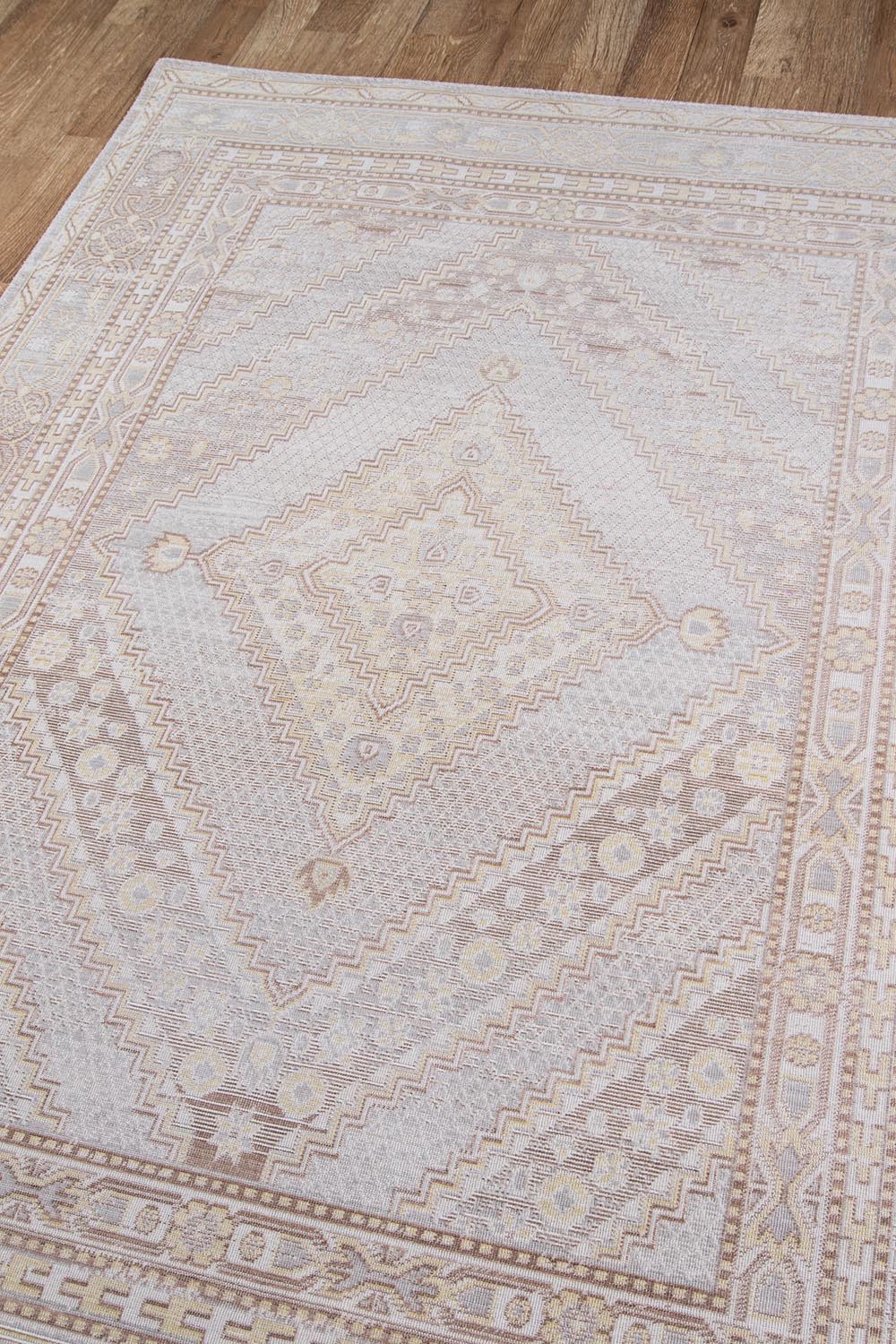 Isabella 7 Grey Vintage Pastel Rug