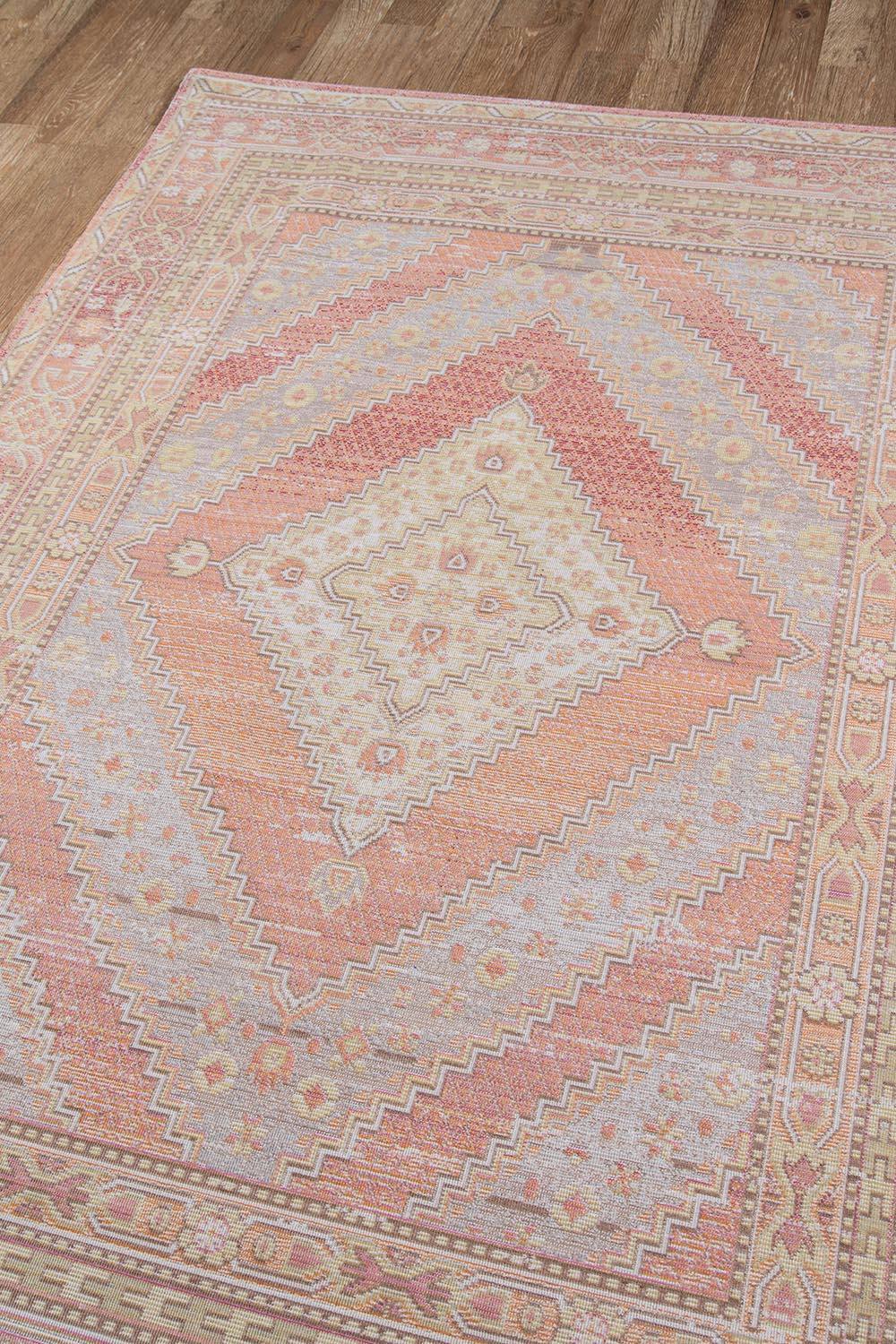 Isabella 7 Pink Vintage Pastel Rug