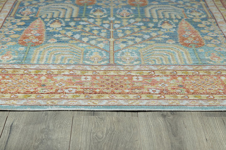 Isabella 8 Blue Vintage Pastel Rug