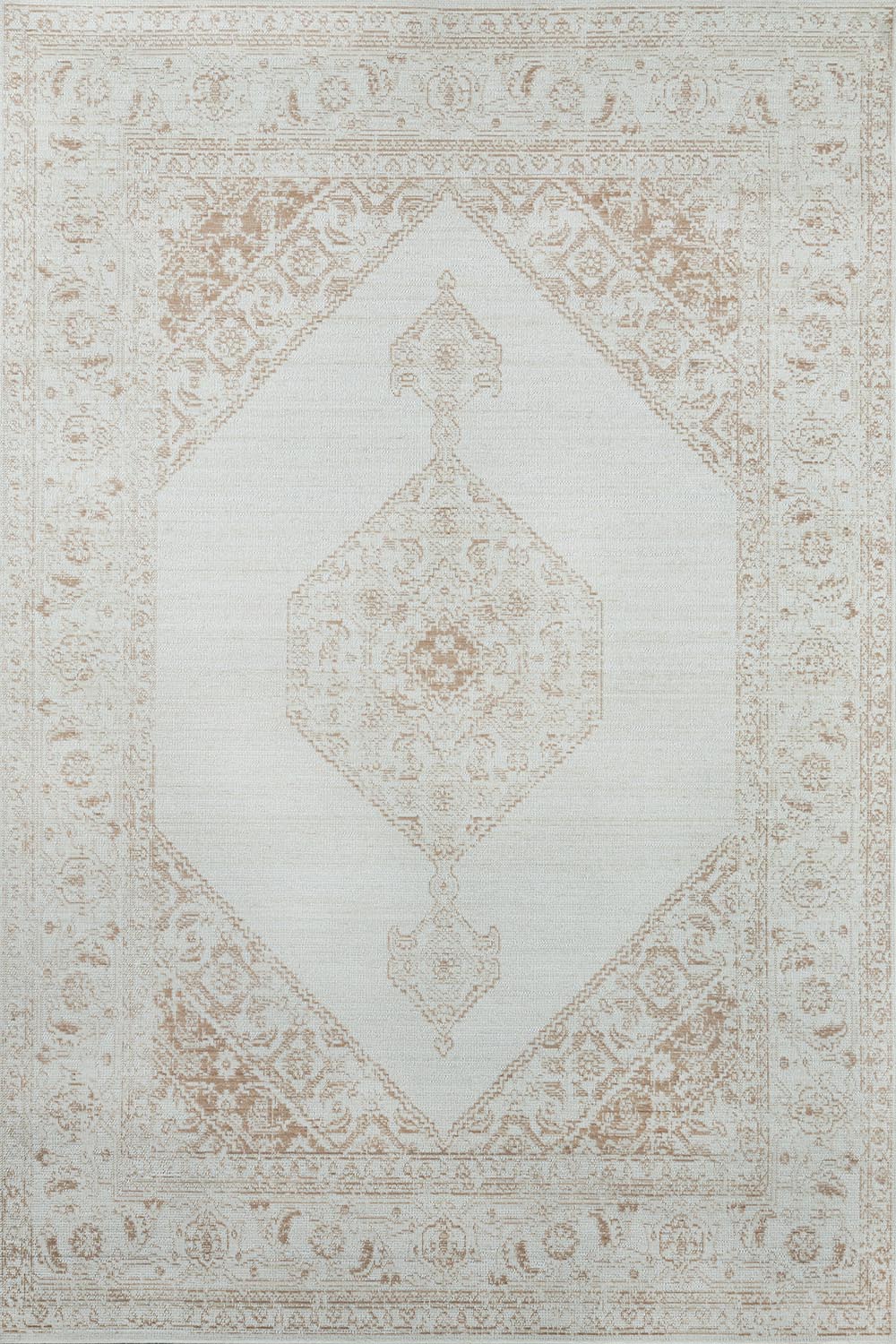 Isabella 10 Brown Vintage Pastel Rug