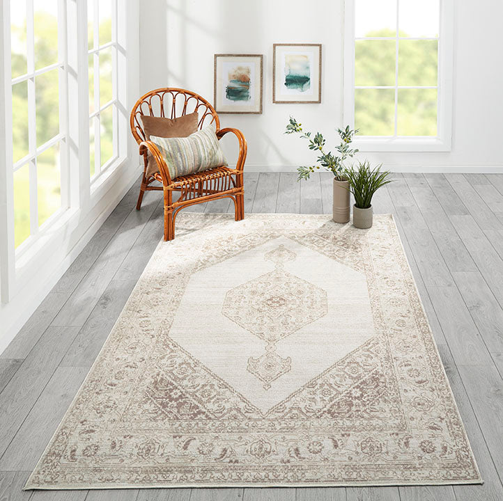 Isabella 10 Brown Vintage Pastel Rug