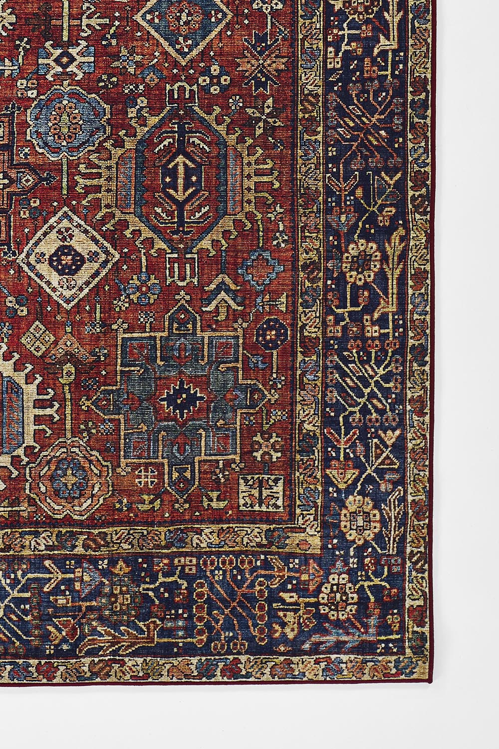 Karachi 2 Rust Traditional Rug