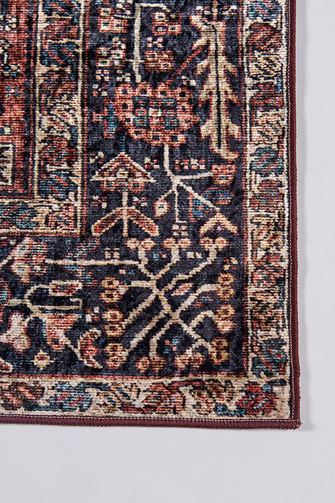 Karachi 2 Rust Traditional Rug