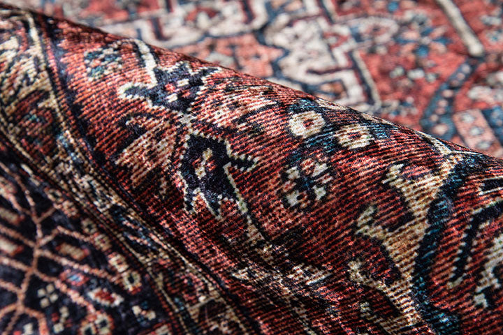 Karachi 2 Rust Traditional Rug