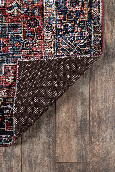 Karachi 2 Rust Traditional Rug