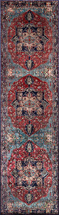 Karachi 3 Multi Traditional Rug
