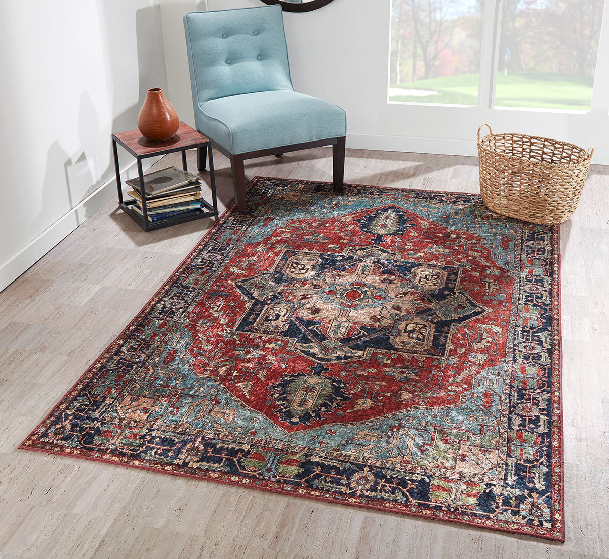 Karachi 3 Multi Traditional Rug