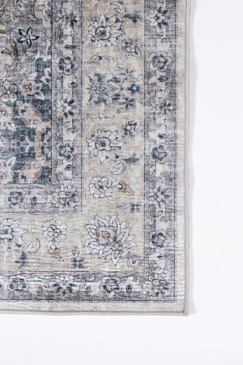 Karachi 7 Grey Traditional Rug
