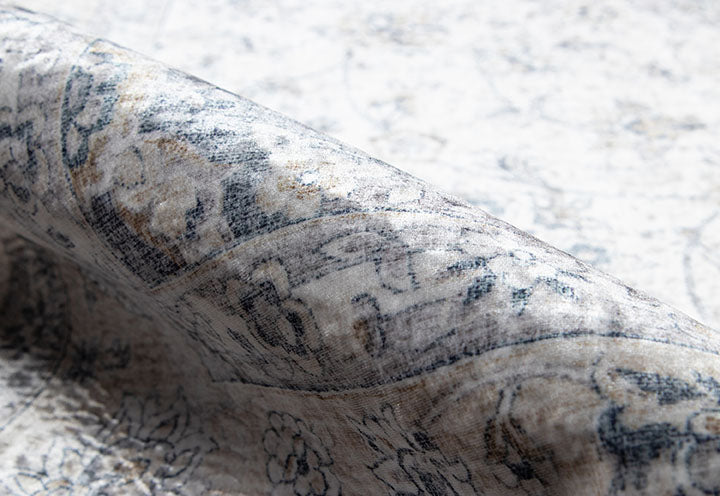 Karachi 7 Grey Traditional Rug