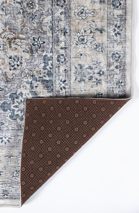Karachi 7 Grey Traditional Rug