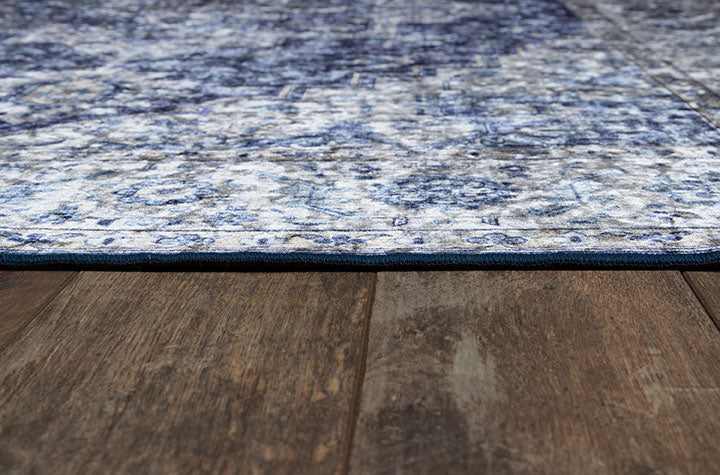 Karachi 8 Blue Traditional Rug