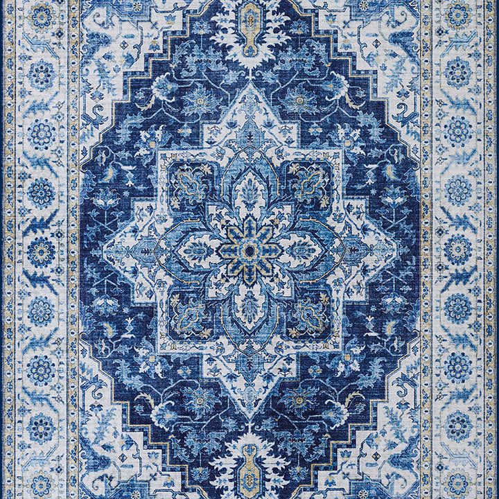 Karachi 8 Blue Traditional Rug
