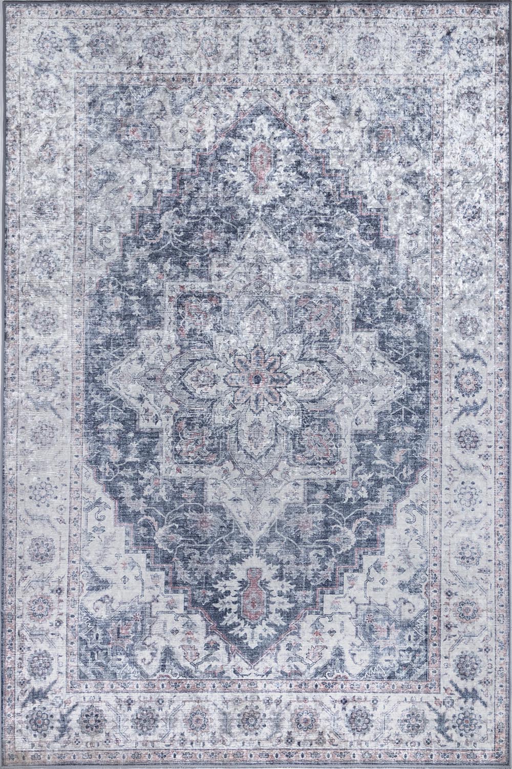 Karachi 8 Grey Traditional Rug