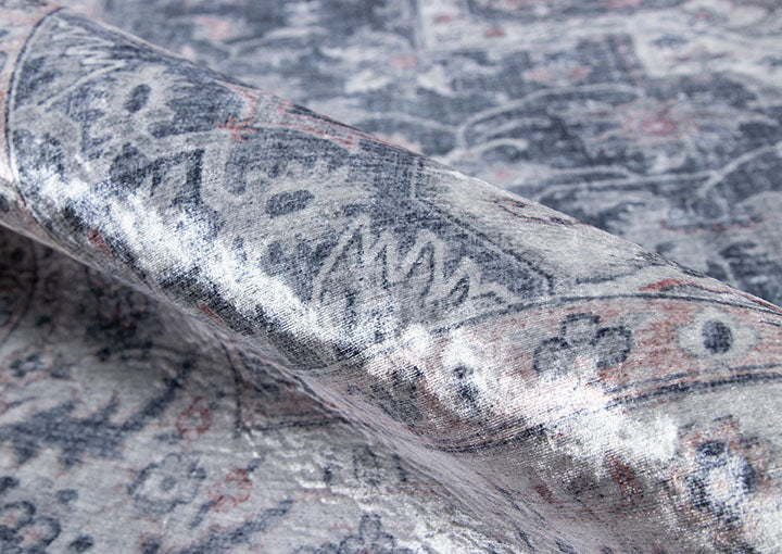 Karachi 8 Grey Traditional Rug