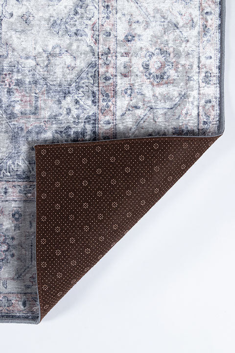 Karachi 8 Grey Traditional Rug