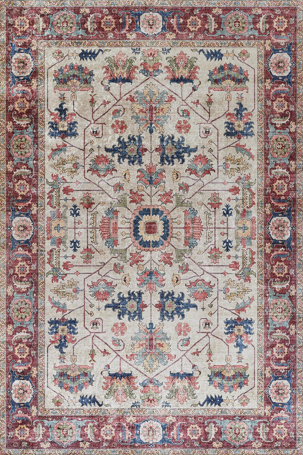 Karachi 9 Ivory Traditional Rug