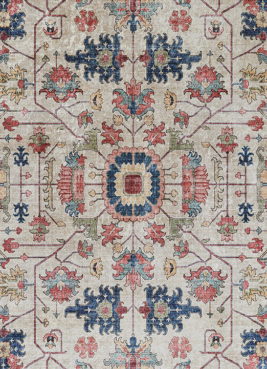 Karachi 9 Ivory Traditional Rug