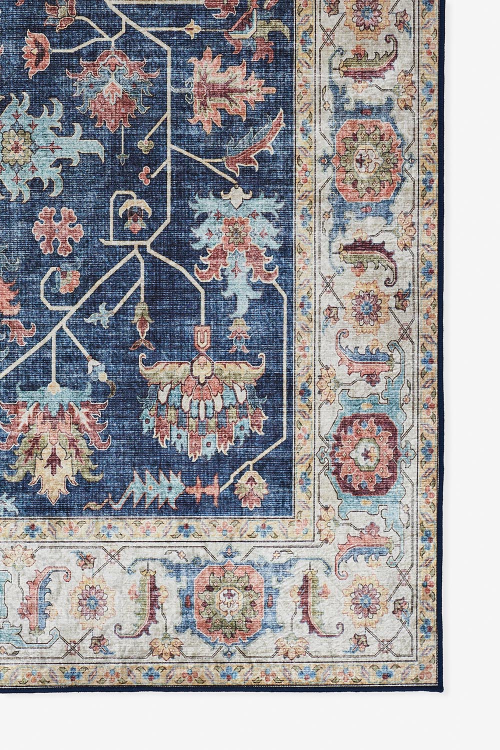 Karachi 9 Navy Traditional Rug