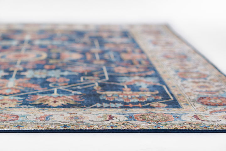 Karachi 9 Navy Traditional Rug