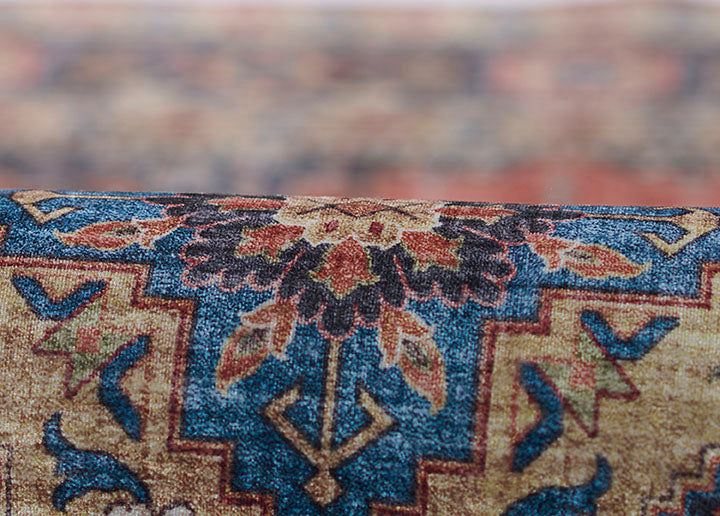 Karachi 10 Rust Traditional Rug