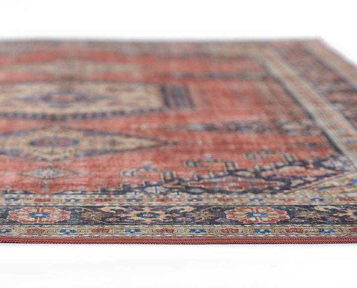 Karachi 10 Rust Traditional Rug