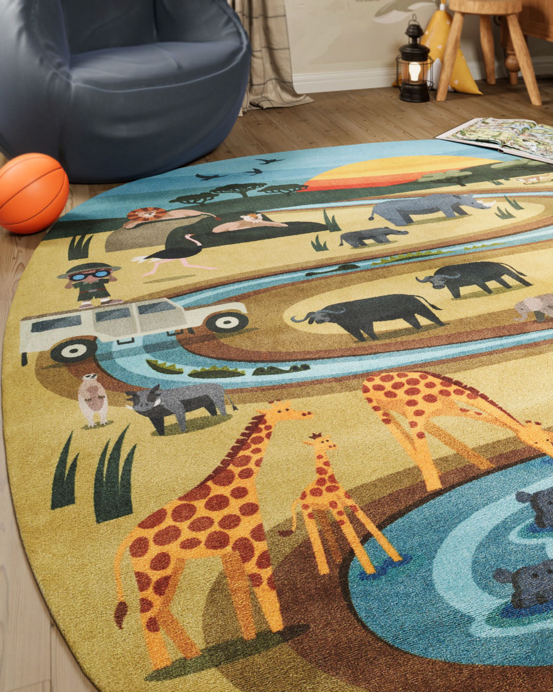 Kids Safari Rug