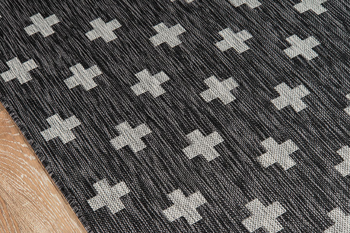 Villa Outdoor Rug Umbria Charcoal