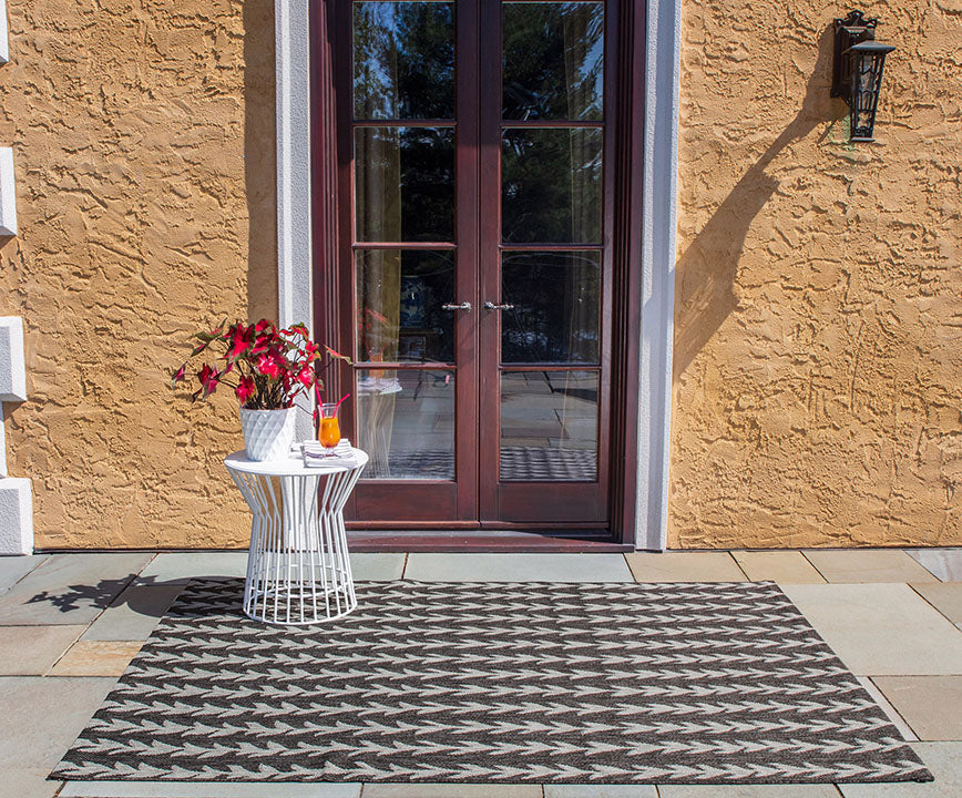 Villa Outdoor Rug Amalfi Charcoal