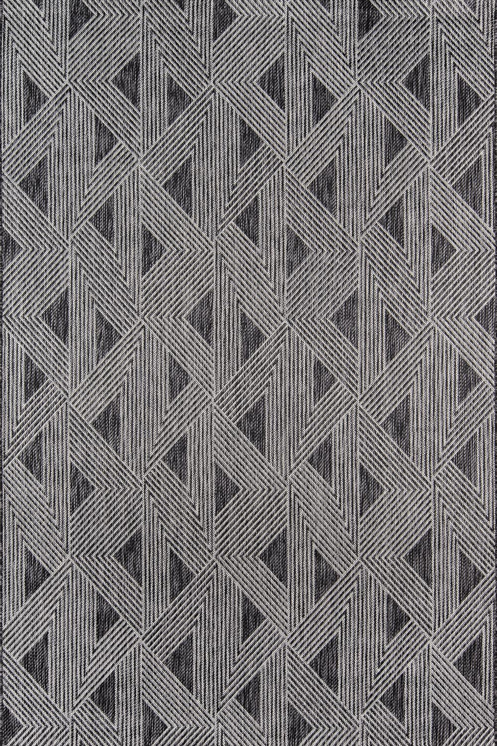 Villa Outdoor Rug Como Charcoal