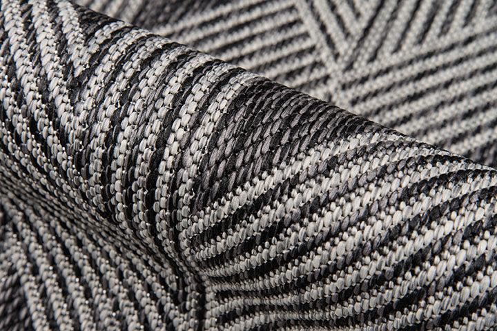 Villa Outdoor Rug Como Charcoal
