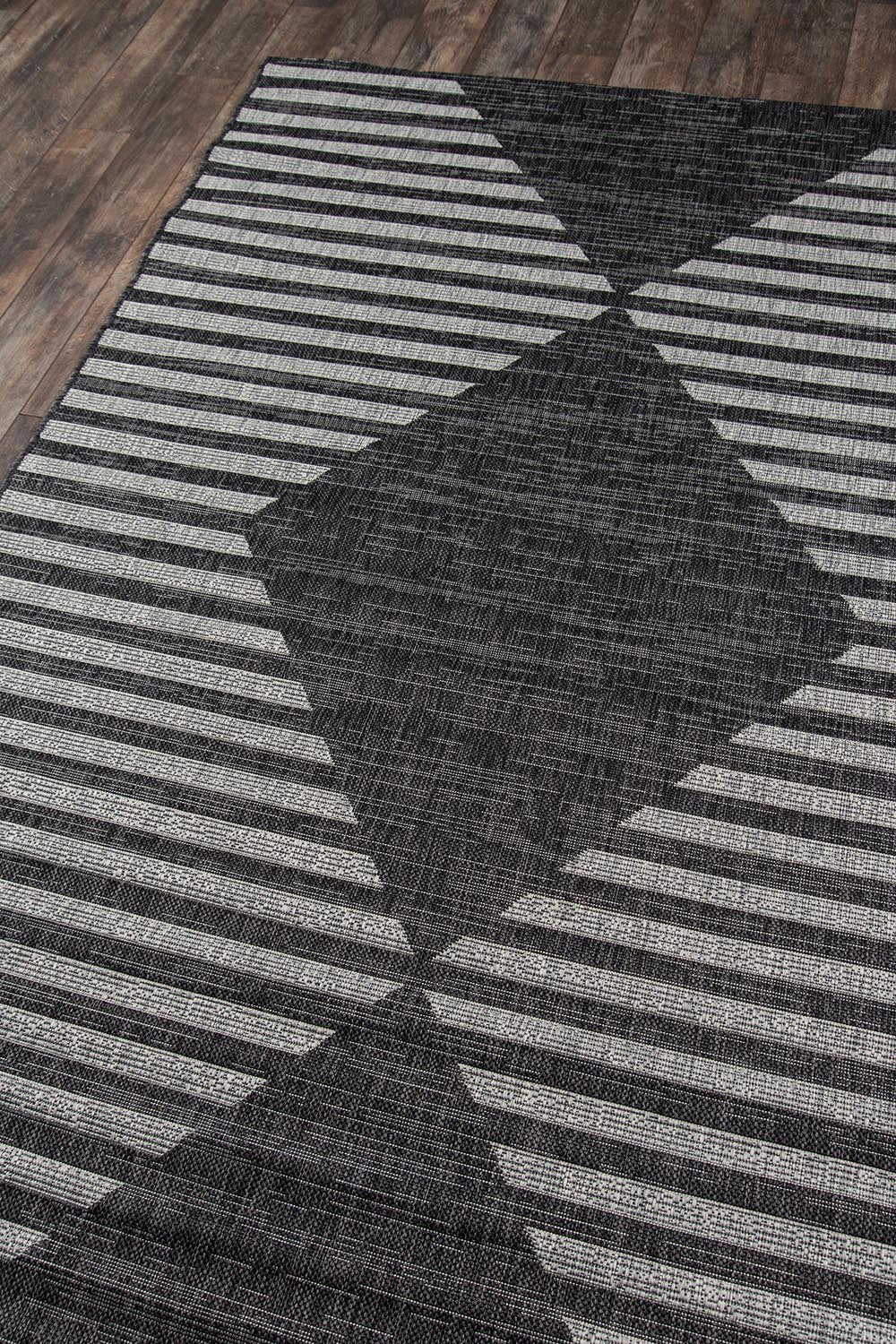 Villa Outdoor Rug Cavallo Charcoal
