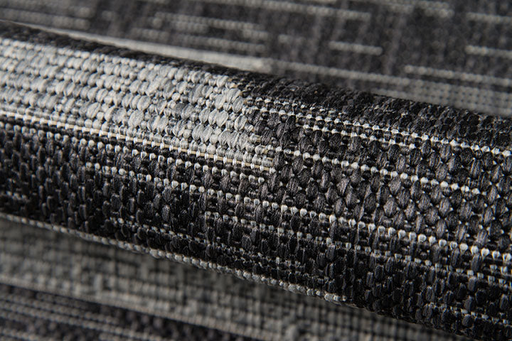 Villa Outdoor Rug Cavallo Charcoal
