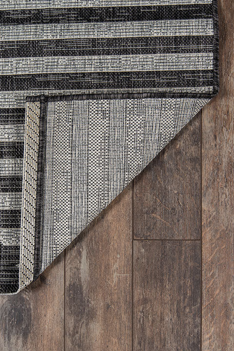 Villa Outdoor Rug Cavallo Charcoal